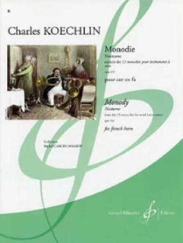 12 Monodies pour instruments à vent, op. 213. 1 monodie pour cor en fa Visual